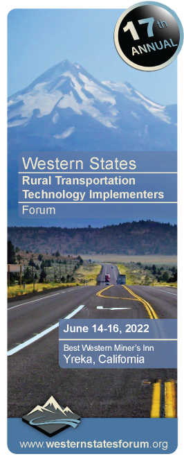 Front cover of 2022 Western States Forum brochure