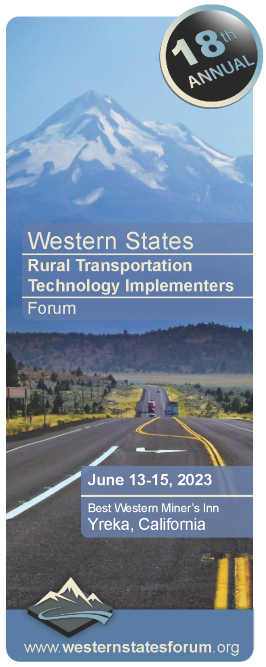 Front cover of 2023 Western States Forum brochure