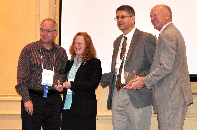 Pictured left to right:  Steve Albert, Leann Koon, Sean Campbell, Scott Belcher